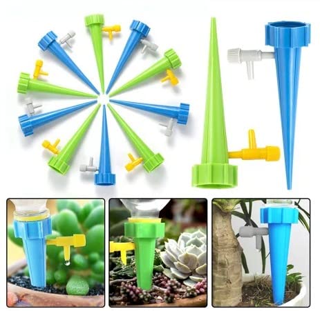 Kit 10 Peças Gotejador irrigadora Acoplável Planta Garrafa Pet Vaso Jardinagem Conta Gotas Gotejamen