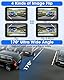 【Stabiles Bild】AHD 1080P Rückfahrkamera Kabellos, Rückfahrkamera Funk mit 5 Zoll Rückfahrkamera mit Monitor 6 LED Drahtlose Rückfahrkamera Auto Super Nachtsicht 170° Weitwinkel für DC 12V Auto SUV LKW