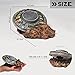 PTFJZ Aquarium Decorations-UFO Fish Tank Accessories for Betta Hide Flying Saucer Creative Small Fish Tank Decor Reptile Box Landscaping Ornament