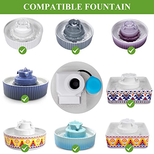Image of Cepheus 360 Ceramic Pet Water Fountain Filter and Pump Holder for Cat(1 Pack)