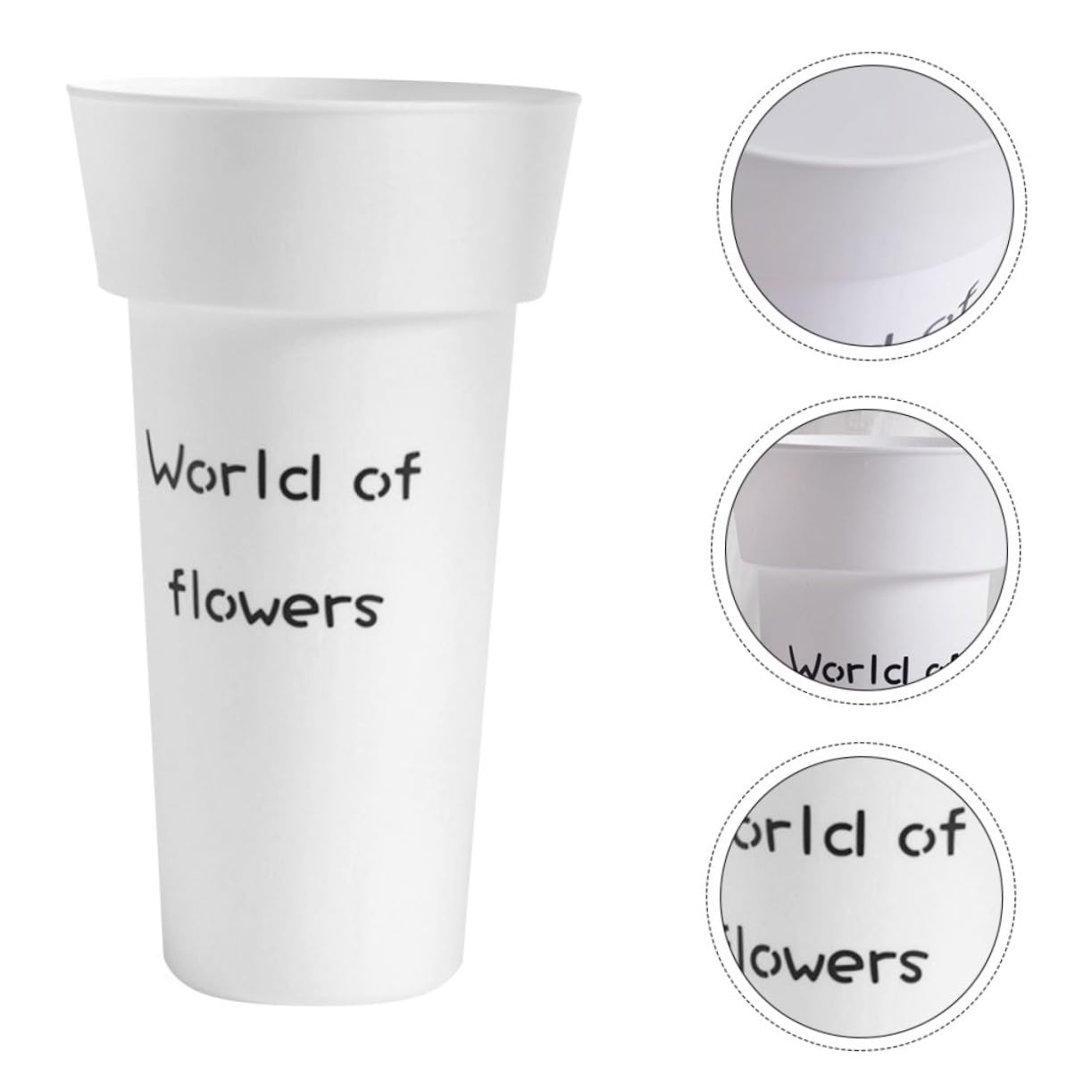 Pot de fleurs plastique HEMOTON simple pour décoration intérieure