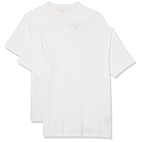 Amazon Essentials T-Shirt da Uomo Slim Fit Manica Corta Scollo a V