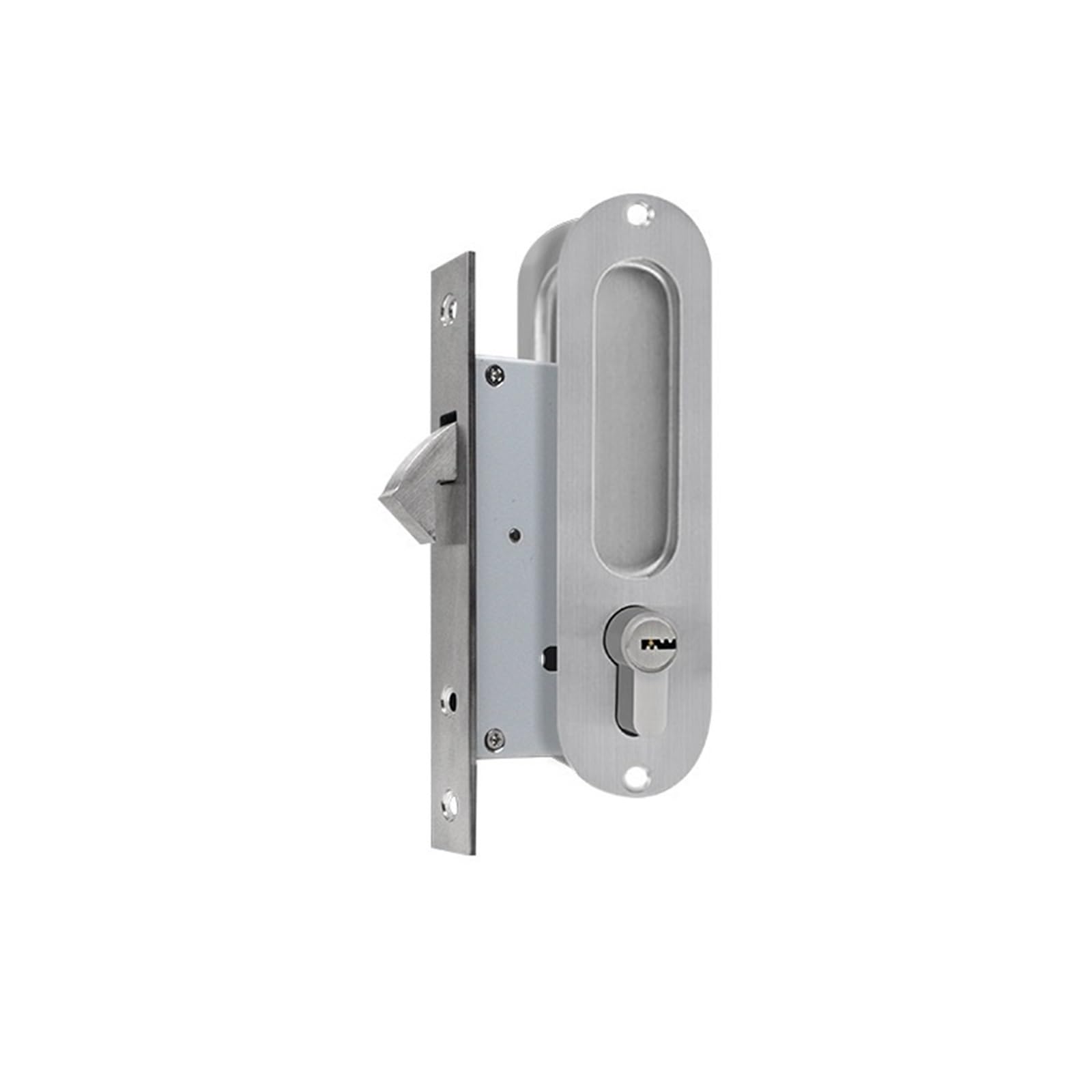 Puerta corredera engrosada, cuerpo de cerradura de gancho único, cerradura de puerta corredera de acero inoxidable 304, accesorios de puerta de madera, herrajes for puertas interiores