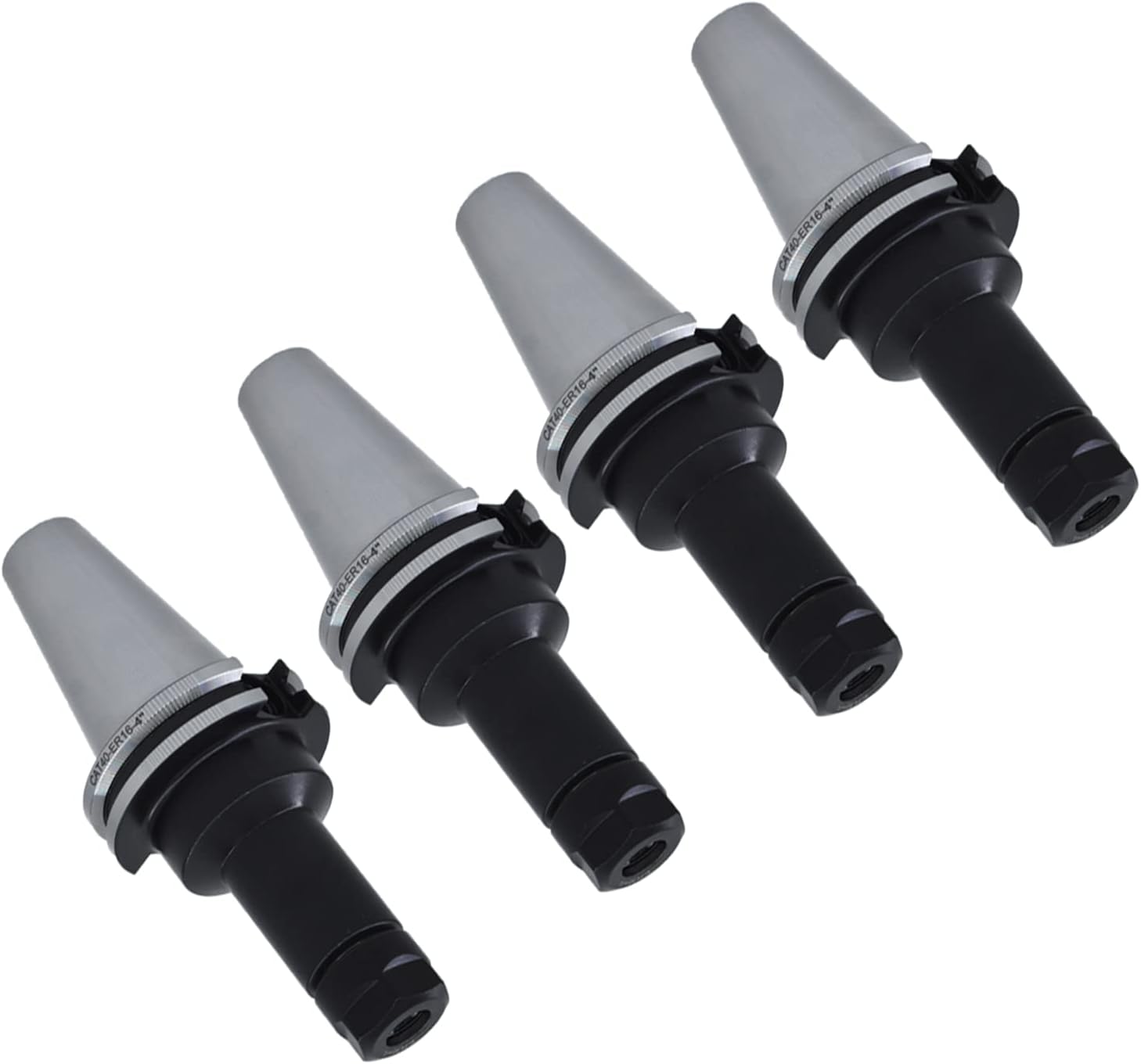 Kimllier CAT40 ER16 Collet Chuck 4 Length Collet Set 5/8-11, 4Pcs