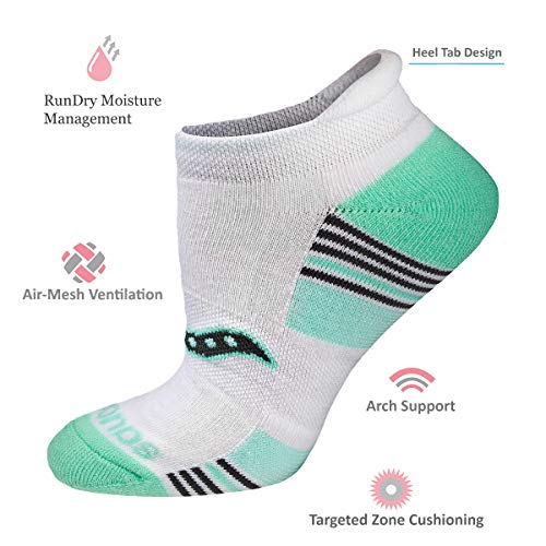 » Saucony Women’s Performance Heel Tab Athletic Socks (8 & 16 Packs