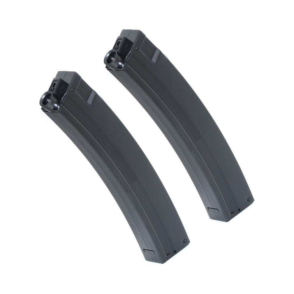 Airsoft Spare Parts CYMA 2pcs 120rd Mid-Cap Mag Long Magazine for Tokyo Marui ICS JG G&P MP5 AEG BK