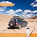 Antena de radio universal XtremeAuto®, negra, para coche