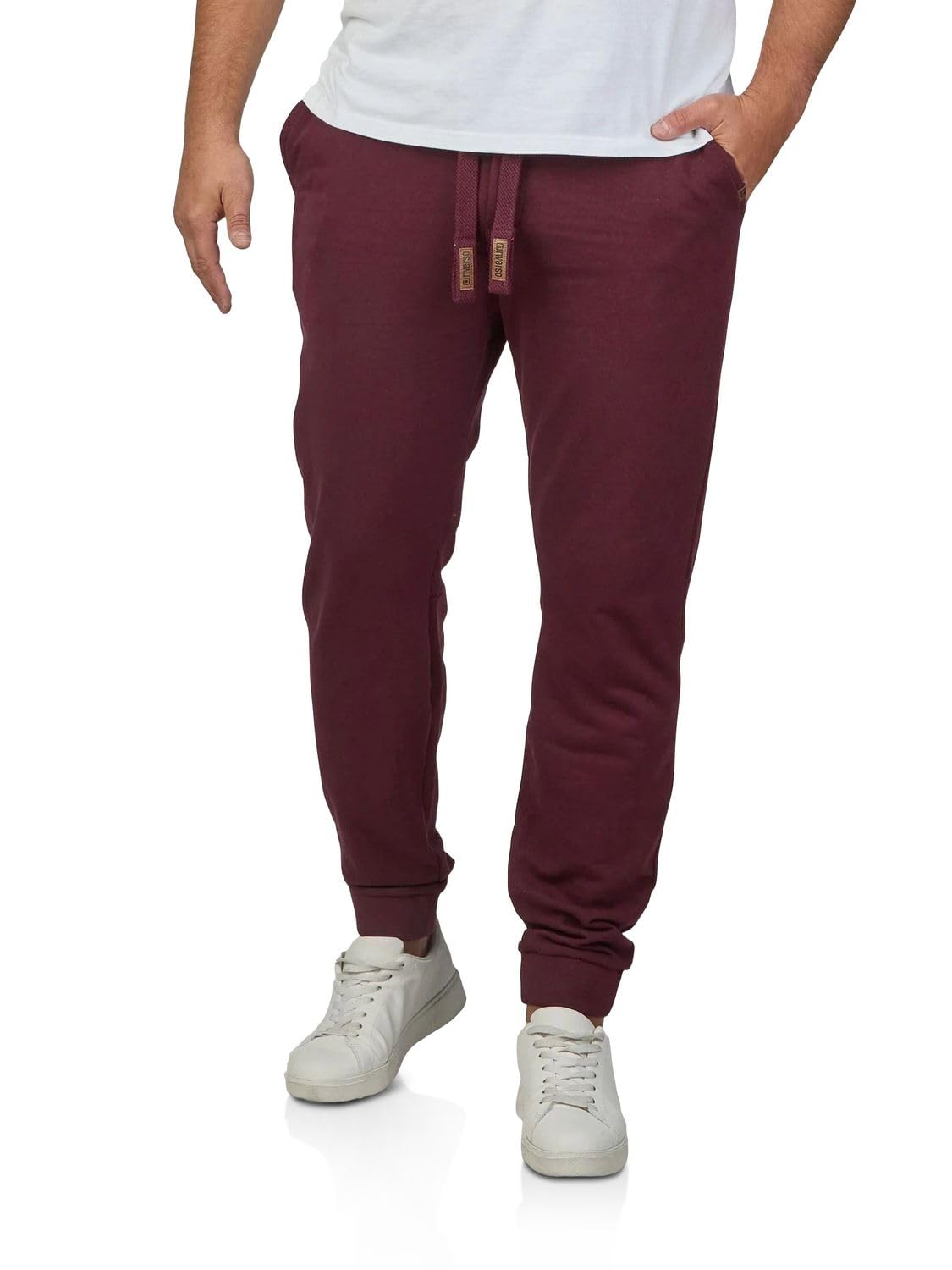 riverso RIVKasper Pantalon de jogging long pour homme Coupe droite Gris Rouge Bleu Noir Vert S M L XL XXL 3XL 4XL 5XL