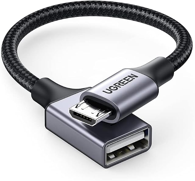 UGREEN OTG Cable Android Micro USB Adapter Micro USB Male to USB 2.0 A Female Adapter Compatible with Game controller Galaxy S7 Edge/S6/J7/J6/J3/Tab S2,Huawei P Smart/Y7/Y6,Moto G6 Play/G5,Nokia 1.3