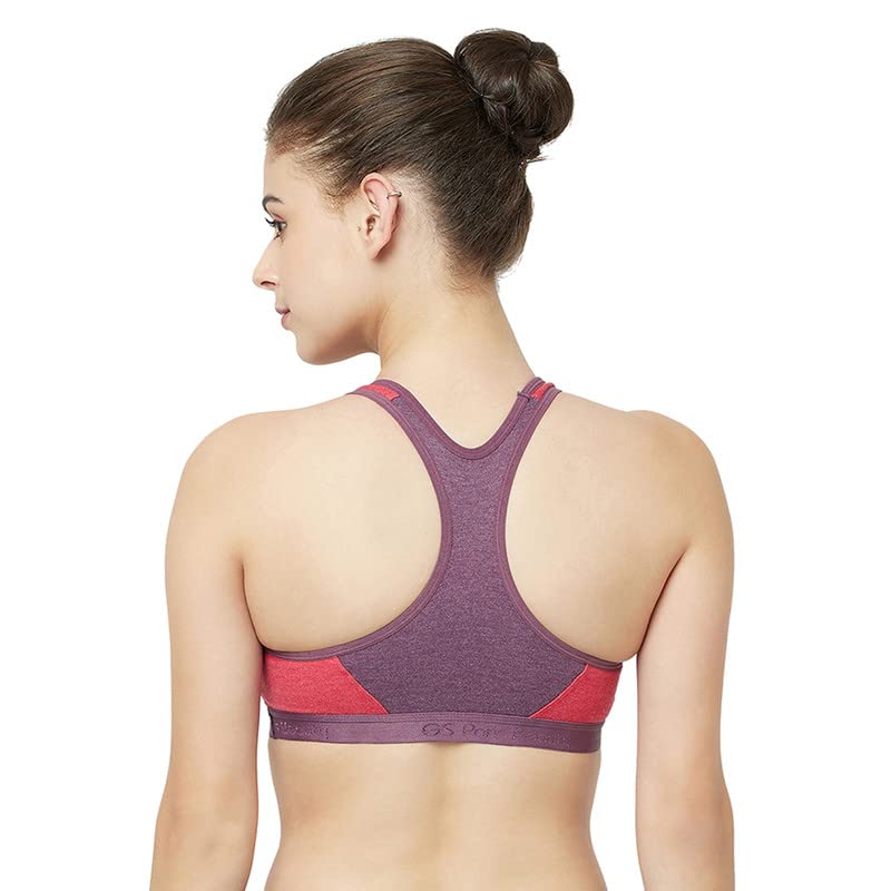 Image of Groversons Paris Beauty Women's Non-Padded Non-Wired Racer Back Sports Bra (BR172)