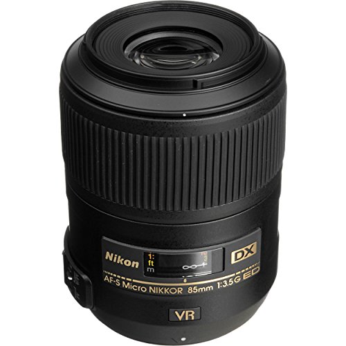 Nikon AF-S DX Micro NIKKOR 85mm f/3.5G ED Vibration Reduction Fixed Zoom Lens with Auto Focus for Nikon DSLR Cameras