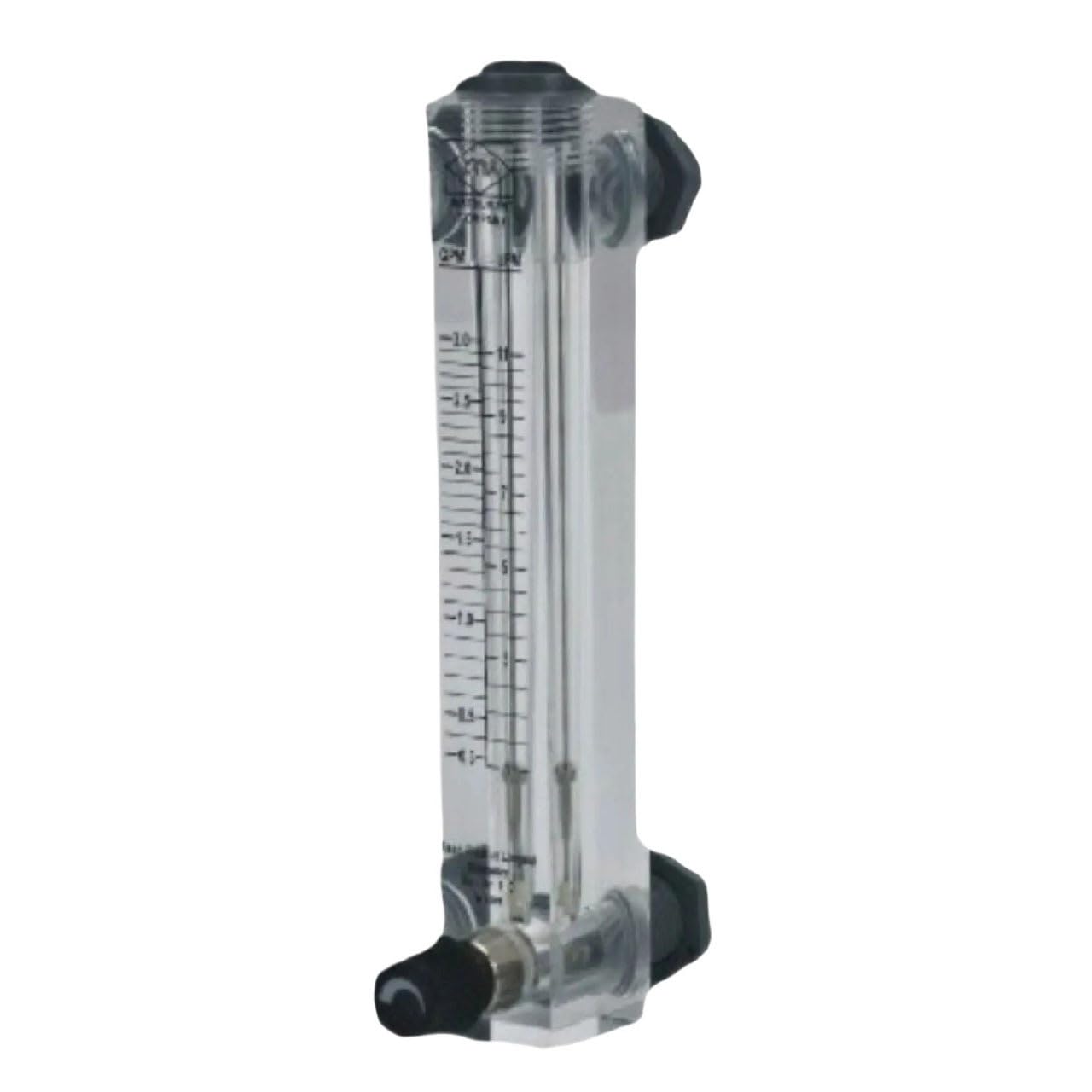 LZM-20T Acryl-Rotameter-Durchflussmesser for Luft, Wasser, Gas, Flüssigkeit, Plattentyp, hochpräziser industrieller Einsatz(2-16GPM 8-60LPM)