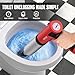 POPULO Electric Toilet Plunger High Pressure Drain Unclogger Plungers for Bathroom, Floors, Heavy Duty Versatile Home Toilet Unclogger Tool