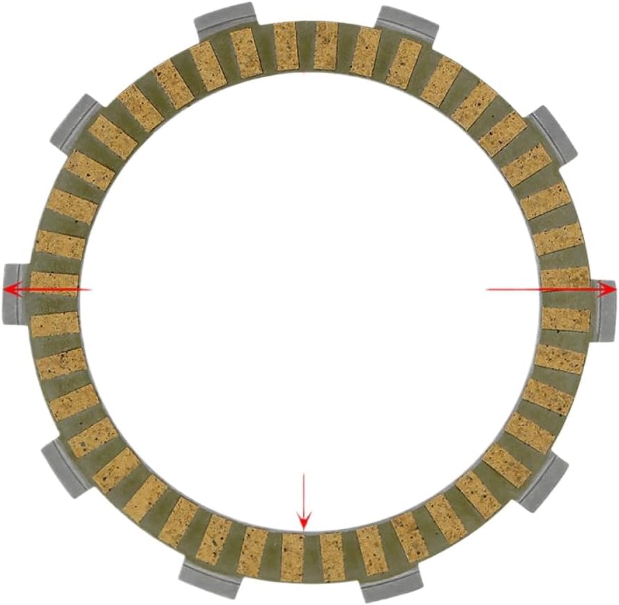 Clutch Friction Disc Plate Kit 1 Compatible With Automotive Motorcycle Parts NX 250 NX250 1989
