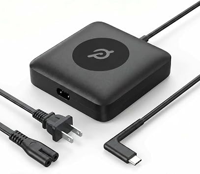 65W Type-C Bike+ Power Adapter Charger Compatible with Peloton Bike Plus PLTN-TTR01 PL-02 FSP065-APDC8R01 with Peloton Plus Power Cord Replacement 20V/3.25A USB-C Power Bike Supply Charger