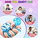 Squishy Fidget Toys Adults Stress Cube - Glow in The Dark Snowflakes Sensory Toys for Kids with Autism Stress Balls for Kids Teens Squeeze Squishy Toys Easter Basket Stuffers