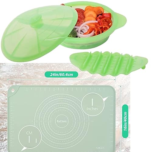 Silicone Cake Baking Pad Microwave Cooker With Handle #TOP20