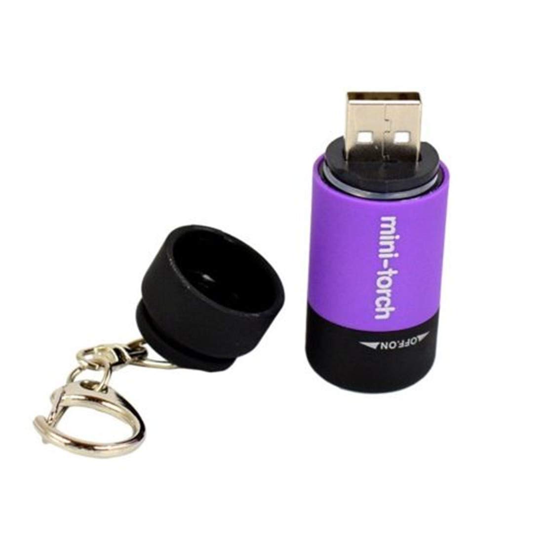 Torcia LED Portachiavi COB 800 Lumen - Ricaricabile USB, Impermeabile, 3 Modalità, Apribottiglie