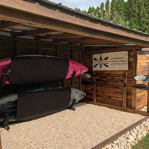 Explore Land Universal Kayak Cockpit Drape Waterproof Seal Cockpit Cover for Indoor and Outdoor 2 Pack - Regular 44 x 28 inch, Black by Explore Land - Image 6