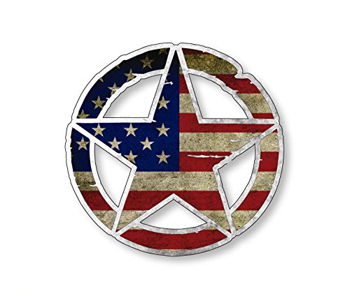 American Flag Army Star Vinyl Decal 4
