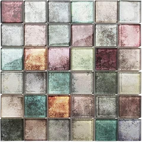 Parrotile Antique Glass Squared Tile PT31 Cover