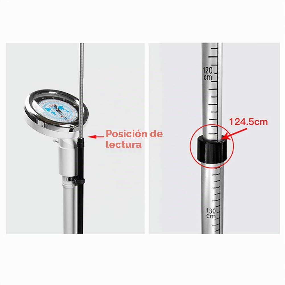 Bascula Personal analogica, Báscula mecánica, Báscula para medir Peso y Altura Balanza Digital, farmacias, hospitales, Instrumentos Especiales para medir la Altura y el Peso de Adultos