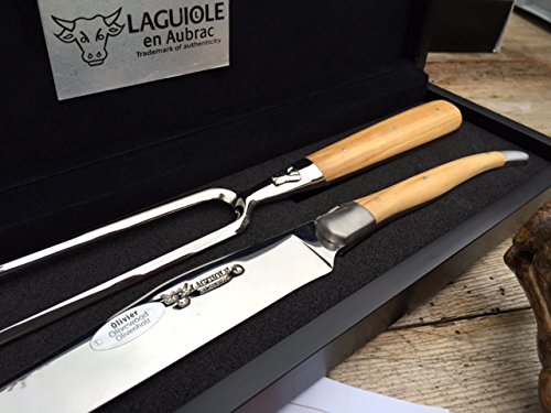 Laguiole en Aubrac Tranchierbesteck SMQ99OLIF Olivenholz Olive