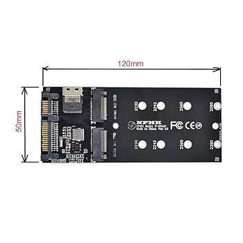 Amazon.co.jp: cablecc SFF-8654 - U2キット NGFF M-Keyから