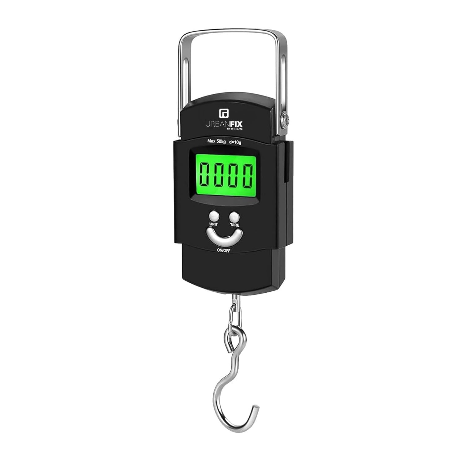 URBANFIX Electronic 50Kgs Digital Luggage Weighing Scale - Black | Bag Weighing Scale for Luggage | Spring Balance | Weight Machine for Luggage (1 Year Manufacturer Warranty)-image-12