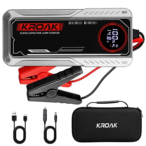 KROAK S320 Super Capacitor Jump Starter UltraPowerful 1200A Peak