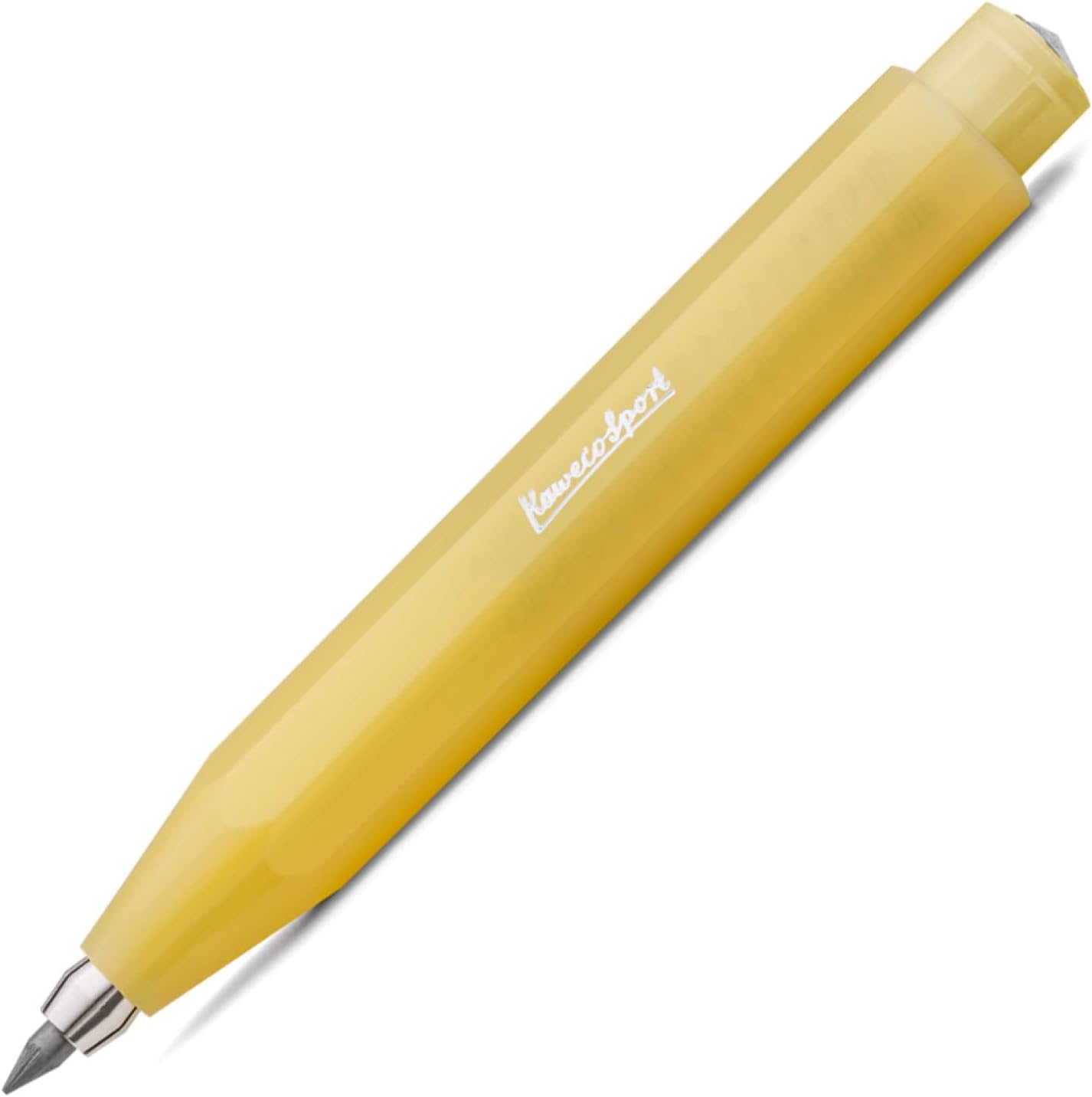 Kaweco FROSTED SPORT Clutch Pencil Sweet Banana 3.2 mm 5B with 0.7 mm Lead Refill I Pencil 10.5 cm