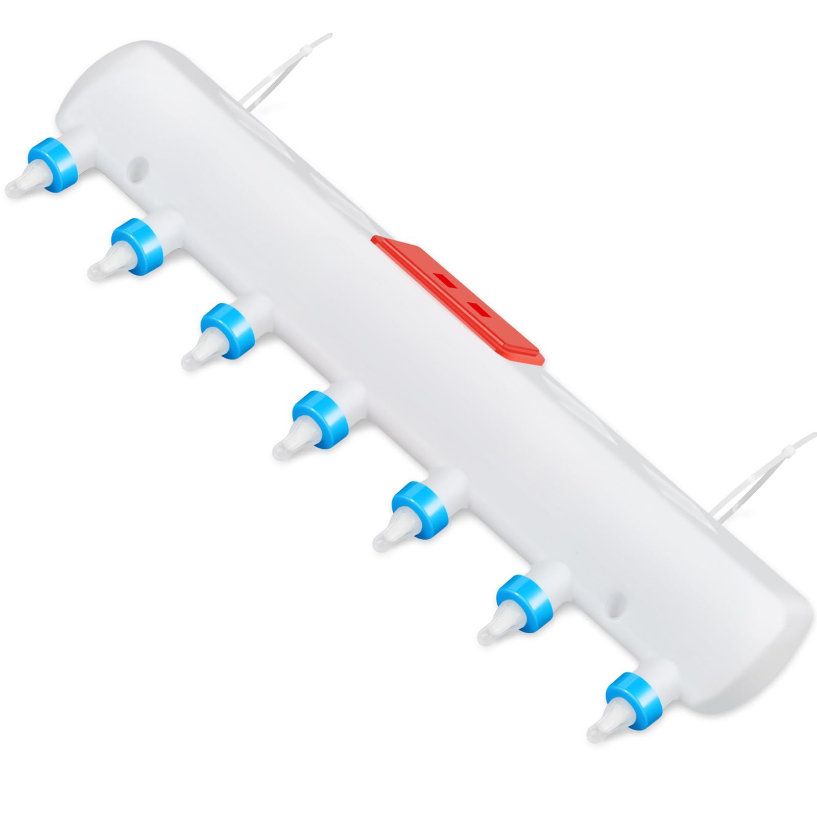 7 Pacifier Small Animal Milk Feeder 10 L / 338.18oz Puppy Lamp Goat Milk Feeder Farm Water Bottle Dispenser Animal Drinking Equipment for Professional Breeding