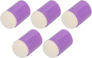 20 Pçs DIY Esponja de Dedo Dauber Cobertura para Cabeça Redonda Olheiras Mini Esponja Conjunto de Dauber Pintura a Dedo Daubers Desenho Conjunto de Esponja de Dedo Dauber