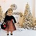 Emily Rose 18 Inch Doll Holiday Party 3-PC Dress & Purse Set | USA Brand Christmas Outfit for 18