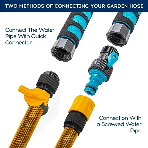 DSV Standard Car Wash Brush with 50'' Long Handle, Car Cleaning Brush with Hose Attachment, Car Brushes for Washing 10'' Soft Bristles for Scratch-Free Cleaning Auto, Truck, Boat, Floor and More - Image 5