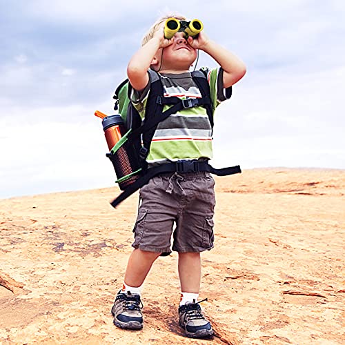 Image of ESSENSON Binoculars for Kids, Yellow | Toy Gift for 3-8+ Year Old Boys Girls, Telescope Outdoor Toys, Sports and Outside Play