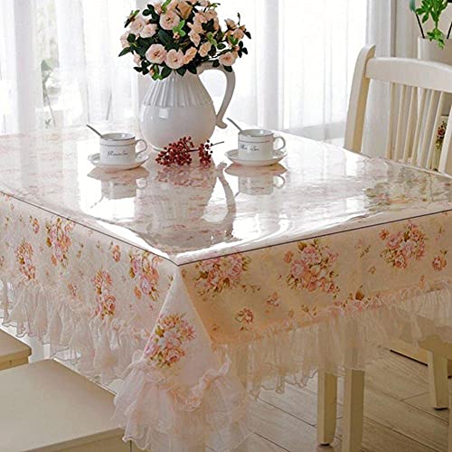 Nappe de protection transparente imperméable table en plastique PVC cam - 3
