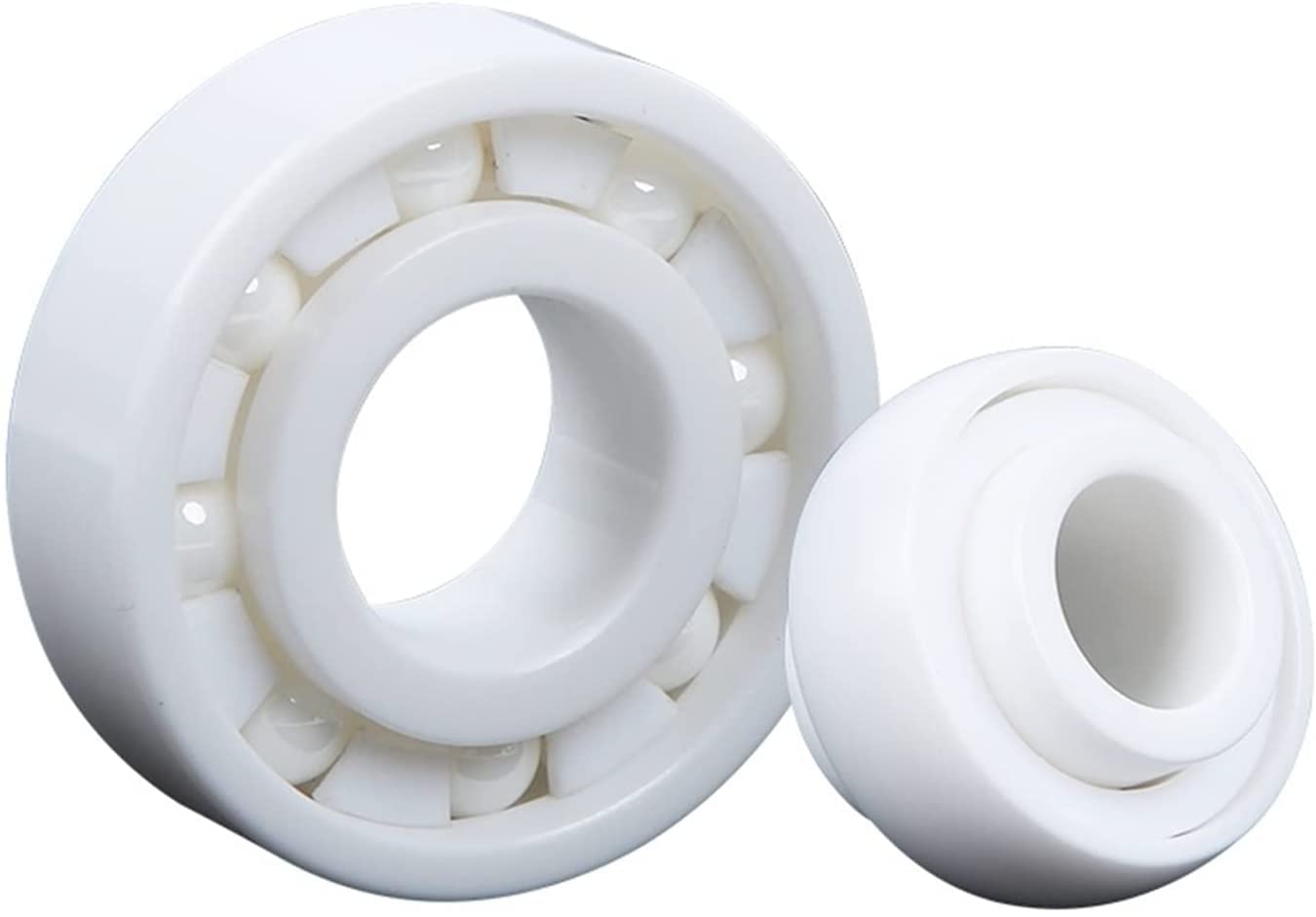 JCAKES 10PCS 608CE Ceramic Longboard Inline Skate Skateboard Bearings 8x22x7mm Bearing