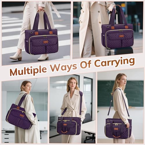 Bolso Tote RAINSMORE para Mujeres para Laptop 15.6 pulgadas miniatura 6