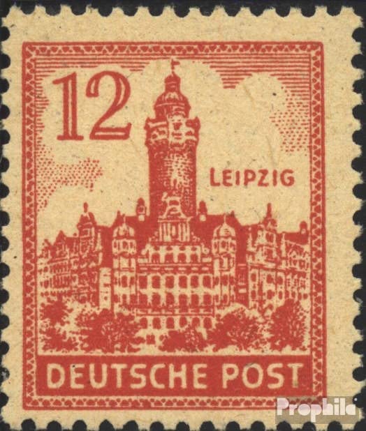 Prophila Collection Soviet Zone (Allied.Cast.) 161y, Giallo Libro e Multa Gomma MNH ** MNH 1946 Addio Serie (Francobolli per i Collezionisti)