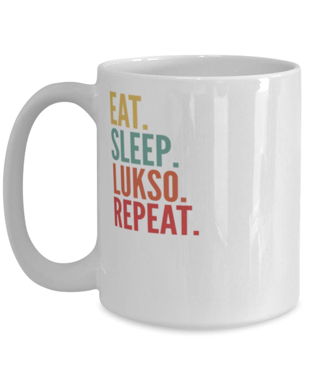 Amazon.com | Lukso Crypto, Eat Sleep Lukso Repeat Mug 15oz, white: Coffee  Cups & Mugs