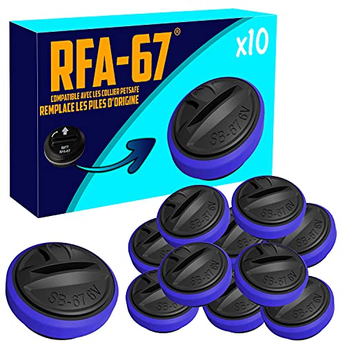 Lot de 10 Piles SB-67 Compatible PETSAFE RFA-67 6V | REMPLACE Les Piles RFA-67 | pour Collier PETSAFE | Anti-Fugue | Anti-ABOIEMENT | Dressage ETC...