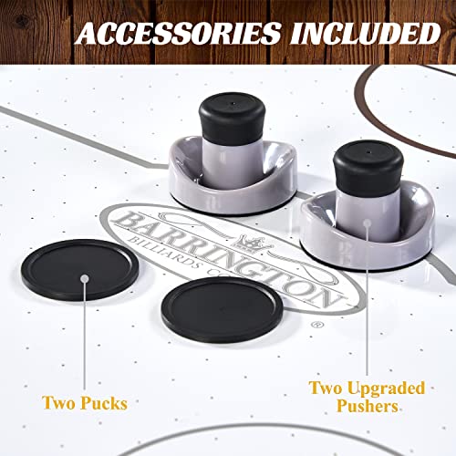 Barrington Billiards Air Hockey Table with Accessories, Perfect for Family Game Rooms