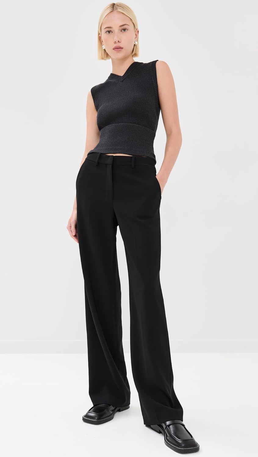 Theory Women's Relax Straight Pants - Image 5