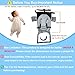 Baby Airplane Bed, Baby Travel Essentials for Flying, Toddler Airplane Seat Extender Must Haves, Plane Portable High Chair Harness Seat for Infant (Gray)
