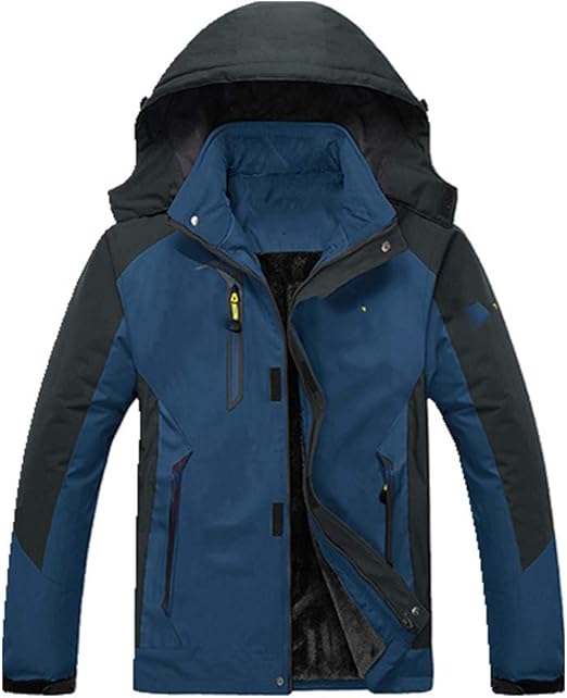 N\P Chaqueta de invierno para hombre, impermeable, forro polar, para la