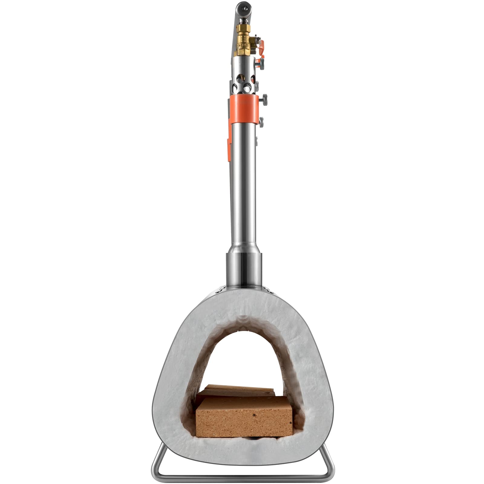VEVOR Forge à Gaz Propane avec 3 Brûleurs Four de Fusion au Propane Max 1427 ℃ Four de Forge à Gaz Efficace Économique Fabrication Couteaux Forgeage Métaux pour Couteliers Maréchaux-Ferrants Forgerons
