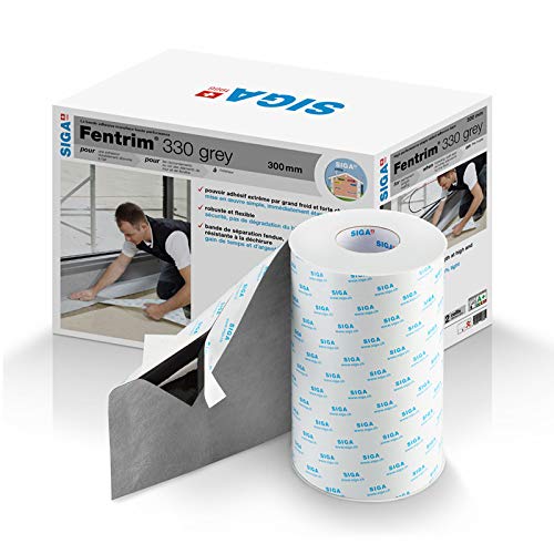 Preisvergleich Produktbild Siga 2 Rollen Fentrim 330 grey 25 m x 300 mm