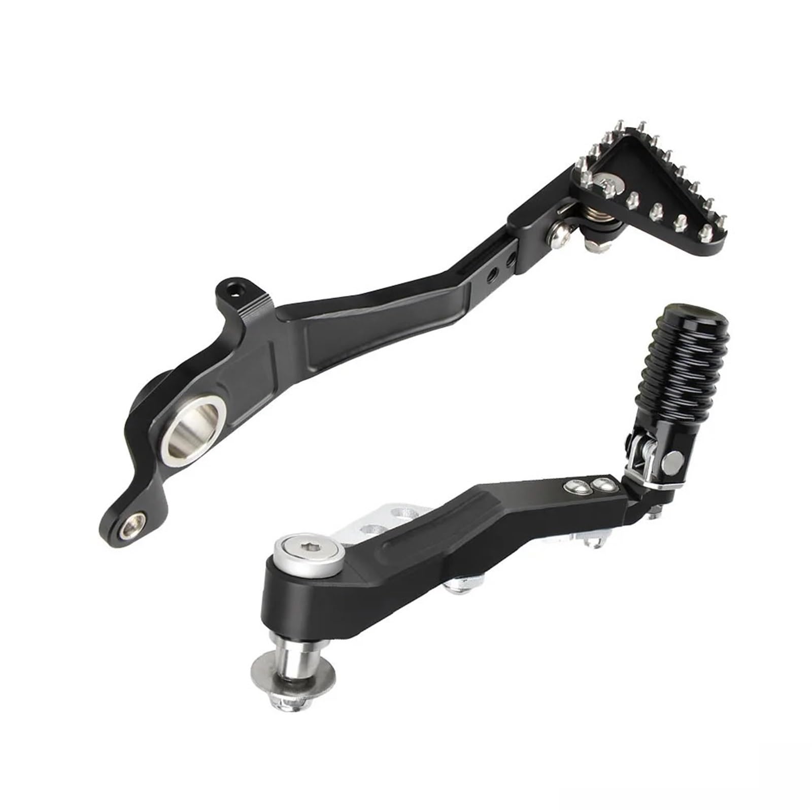 AGYSHXRT Motorcycle Gearshift Lever Motorcycle Folding Rear Foot Brake Pedal Lever Fit for R1200GS 2013-2022 R1250GS 2018-2022(BK One Set)