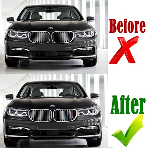 Image of Automotive Grille Inserts for BMW 7 Series 2016-2018(Only Fit 9-Beam),Front Grille Accessories